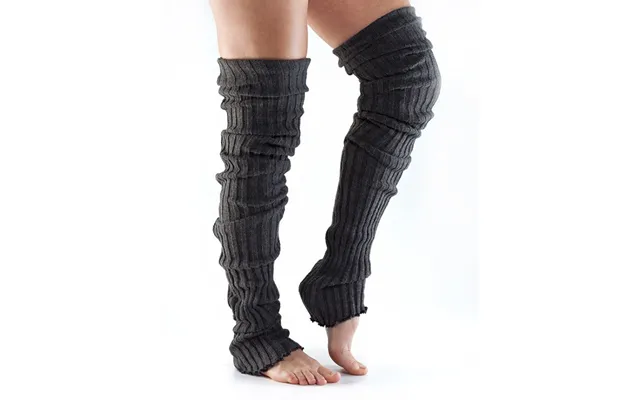 Toesox Legwarmers Thigh High Mørkgrå