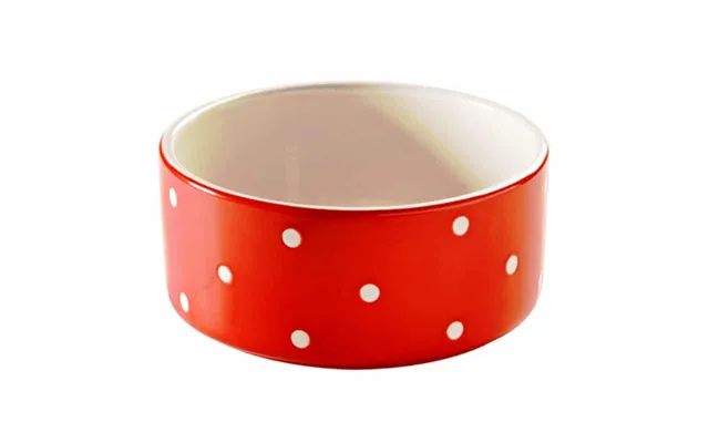 Mason Cash Polka Dot Hundeskål - Sort