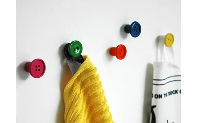 Button Up Knager - Multifarvede Sæt Á 5 Stk.