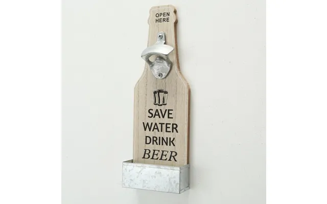 Flaskeåbner - Save Water, Drink Beer