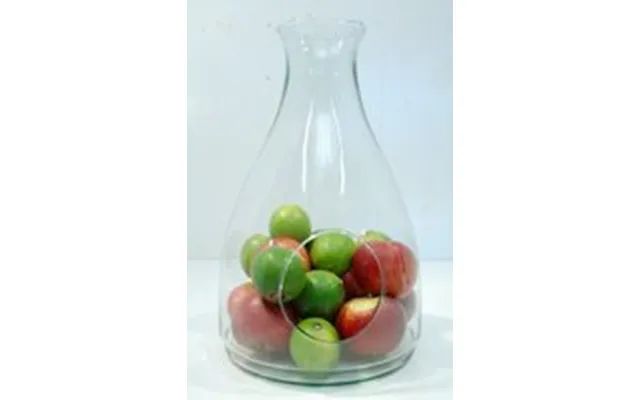 Glas Flaske Med Plantehul - 36 Cm.