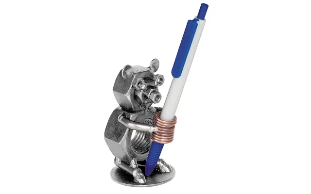Metalfigur - Bjørne Penholder