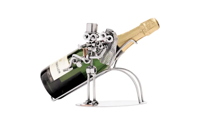 Metalfigur - Champagne Holder M Brudepar