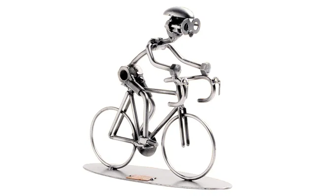 Metalfigur - Cykelrytter