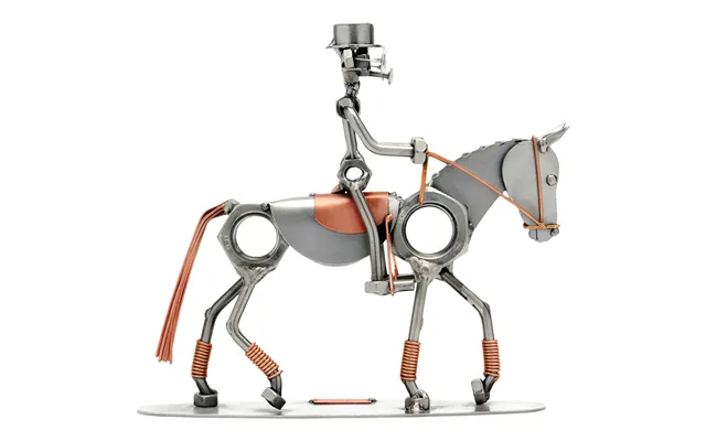 Metalfigur - Dressur Rytter