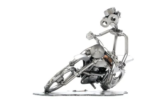 Metalfigur - Motor Cross