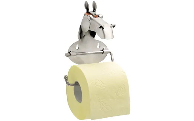 Metalfigur - Toiletpapir Holder Med Hest