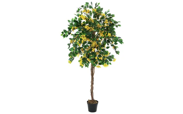 Bougainvillea Kunsttræ 150 Cm Med Gule Blomster