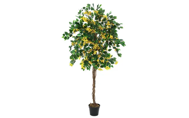 Bougainvillea Kunsttræ 180 Cm Med Gule Blomster