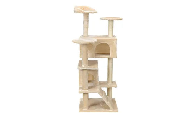 Kattetræ 131 X 58 X 50 Cm Beige