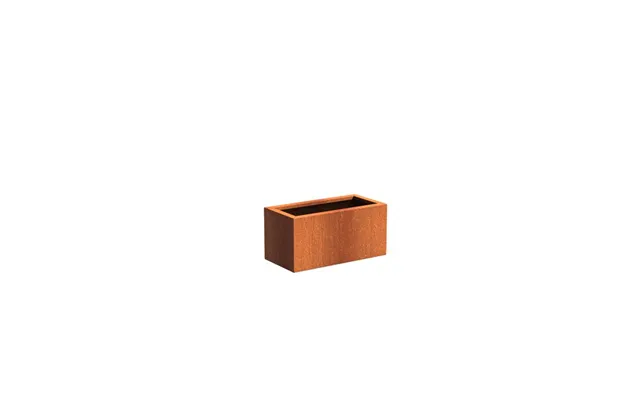 Rektangulær Cortenstål 80 X 40 Cm Højde 40 Cm
