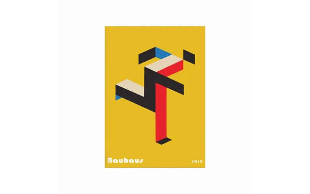 Bauhaus Plakat Running Man