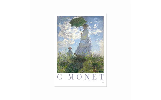 Claude Monet Woman With A Parasol Madame Monet And Son