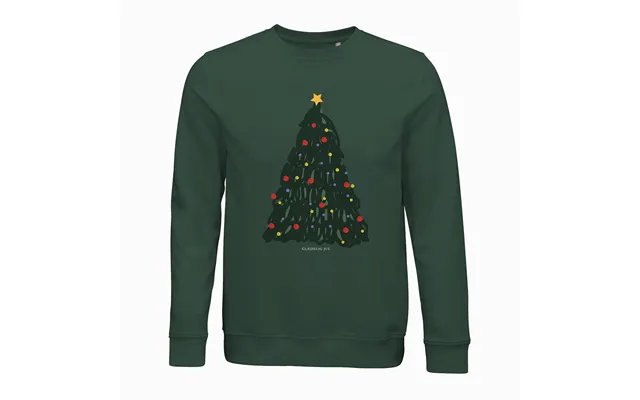 Juletræ Jule Sweatshirt Med Dansk Tekst Unisex