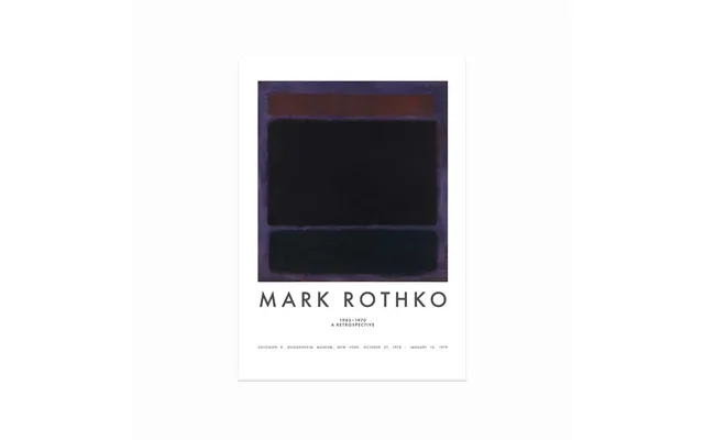 Mark Rothko Plakat Rust - Purple