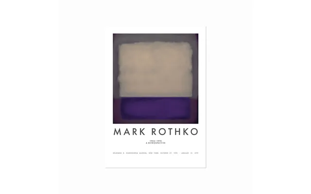 Mark Rothko Plakat Violet - Grey