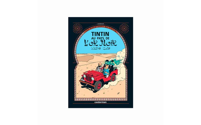Tintin Plakat Au Pays De Lor Noir 1953