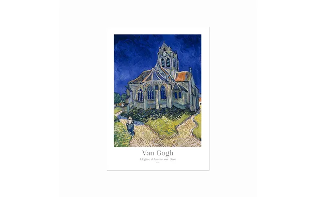 Vincent Van Gogh Plakat L'église D'auvers-sur-oise