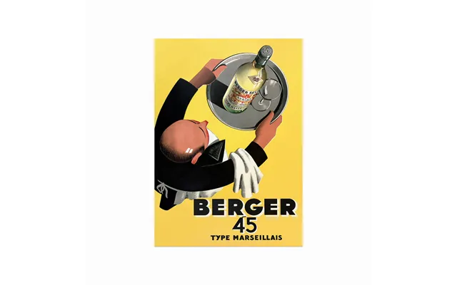 Vintage Plakat Berger 45