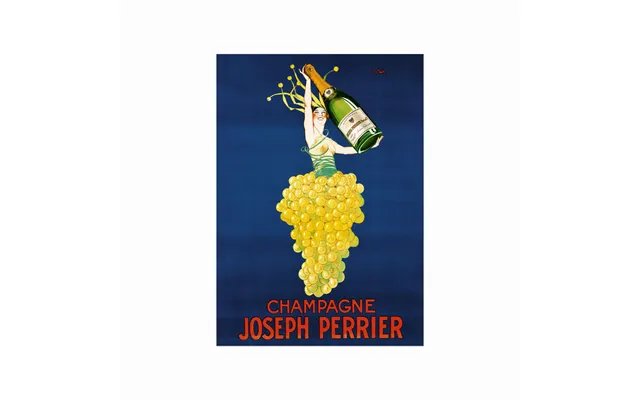 Vintage Plakat Champagne Joseph Perrier