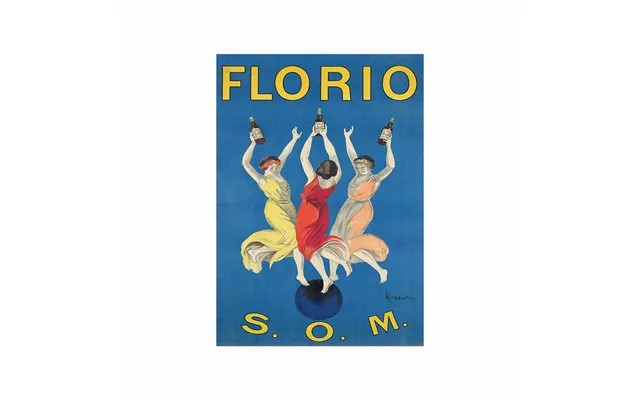 Vintage Plakat Florio Som