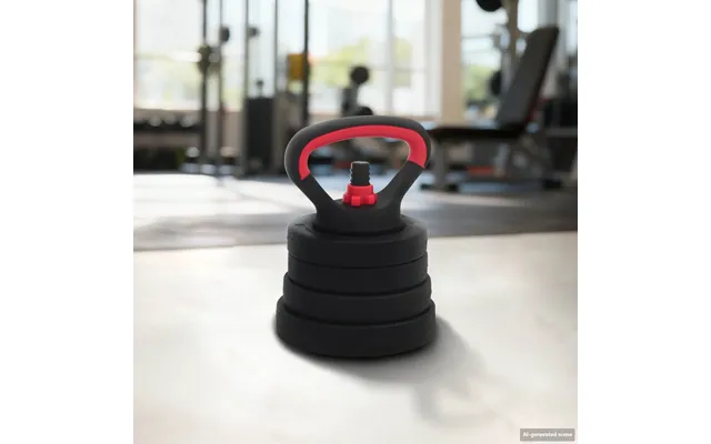 4-i-1 Håndvægte Barbell Kettlebell Sæt 20 Kg Sort Og Rød