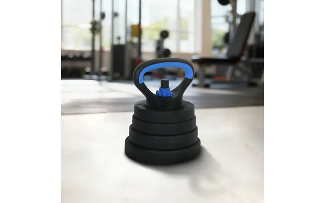 4-i-1 Håndvægte Barbell Kettlebell Sæt 30 Kg Sort Og Blå