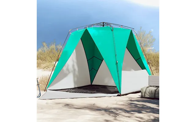4-personers Campingtelt Vandtæt Quick-release Grøn