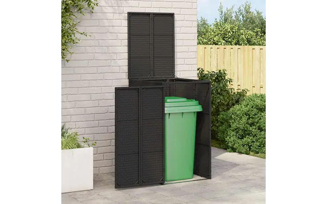 Affaldsbin Boks Sort 65 X 80 X 115 Cm Polyethylen