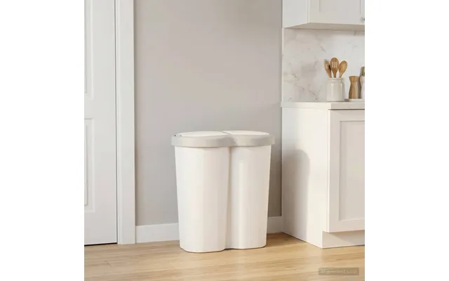 Affaldsspand Hvid 48 X 30 X 51 Cm Pp