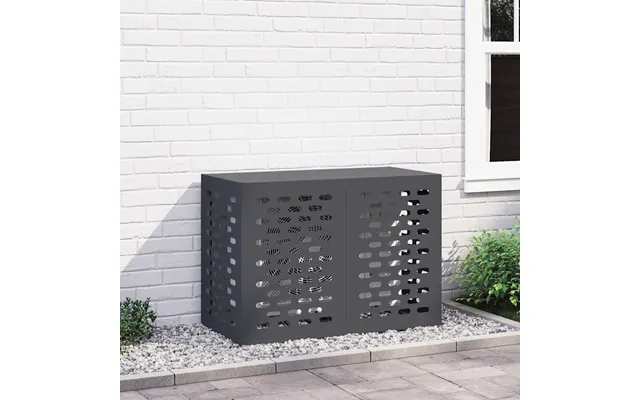 Air Conditioner Cover Antracit 100 X 50 X 70 Cm Stål