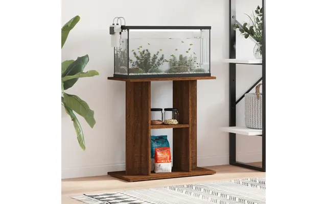 Akvariebord 60x30x60 Cm Konstrueret Træ Brun Egetræsfarve