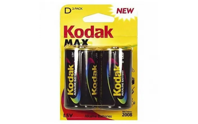 Alkaline Batteri Kodak Lr20 1,5 V 2 Pcs