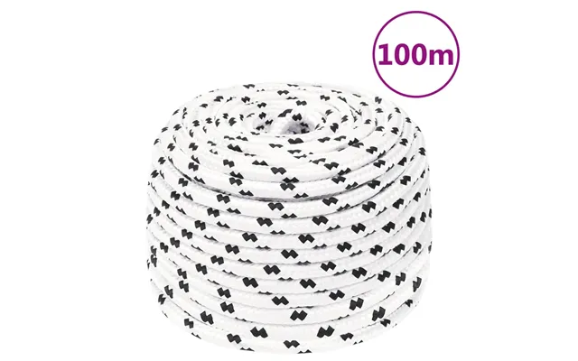 Arbejdsreb 10 Mm 100 M Polyester Hvid