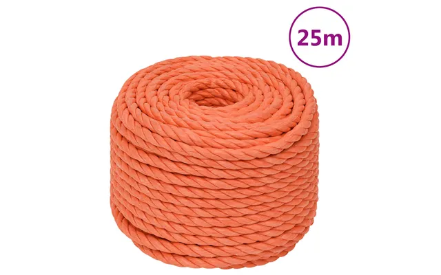 Arbejdsreb 16 Mm 25 M Polypropylen Orange