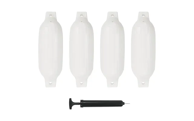 Bådfendere Til Båd 4 Stk. 41x11,5 Cm Pvc Hvid
