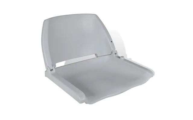 Bådsæde 48x51x41 Cm Foldbart Ryglæn Uden Pude Grå