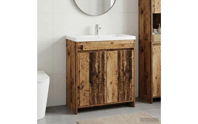 Badeværelse Under Vask Skab Gammelt Træ 78,5 X 37,5 X 81 Cm