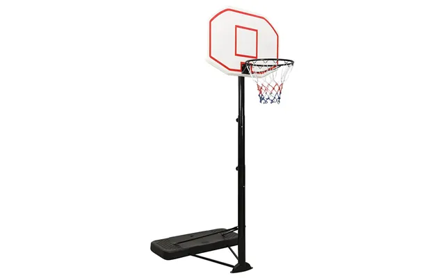 Basketballstativ 258-363 Cm Polyethylen Hvid