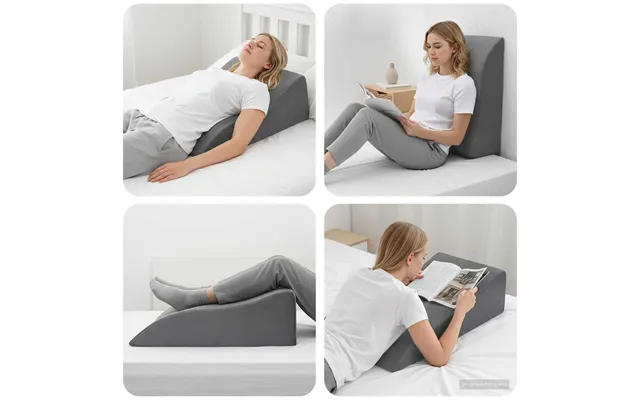Benpude Grå 68 X 41 X 21 Cm Pu Skum