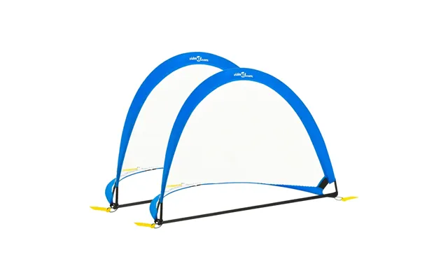 Børnefodboldmål 2 Stk. Med Opbevaringstaske 119x82x84,5 Cm