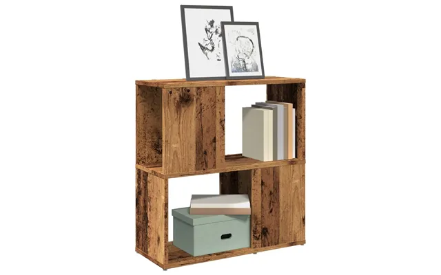 Bogreol 60x24x63 Cm Konstrueret Træ Antikt Træ