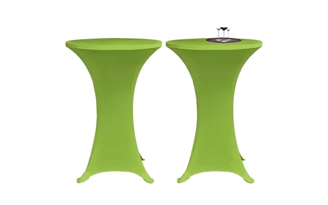 Bordovertræk I Stretch 2 Stk. 80 Cm Grøn