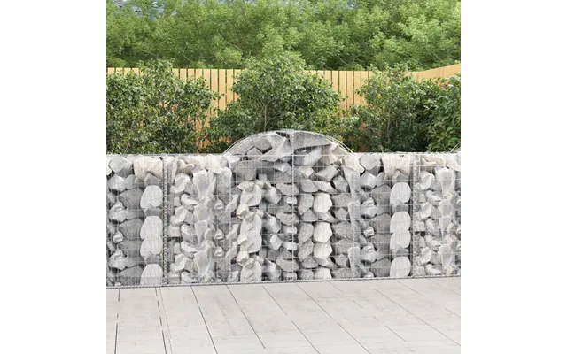 Buede Gabionkurve 20 Stk. 200x50x100 120 Cm Galvaniseret Jern
