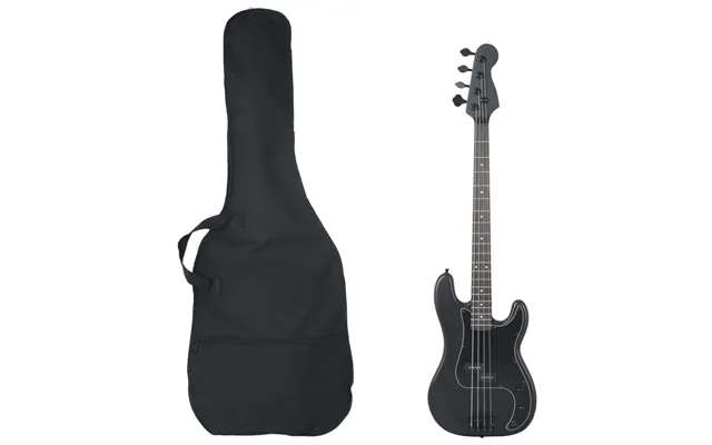 Elektrisk Basguitar Til Begyndere Inkl. Taske 4 4 46 Sort