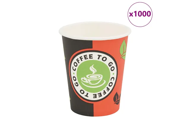Engangskaffekrus 1000 Stk. Papir 240 Ml 8 Oz