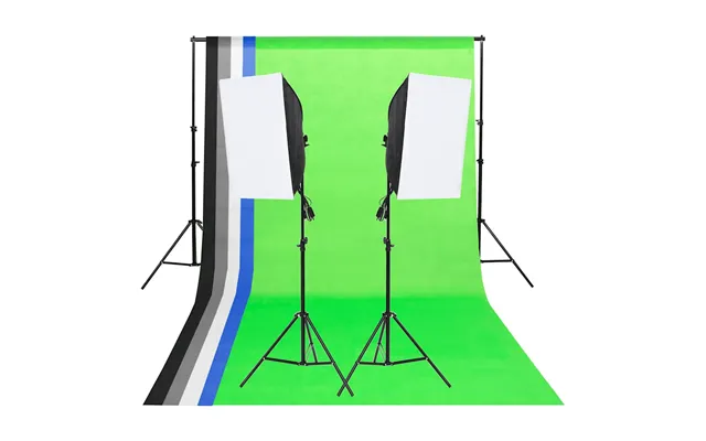 Fotolamper Med Baggrunde Og Softboxes