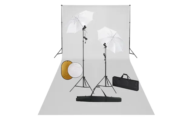 Fotostudieudstyr Med Lamper - Paraplyer