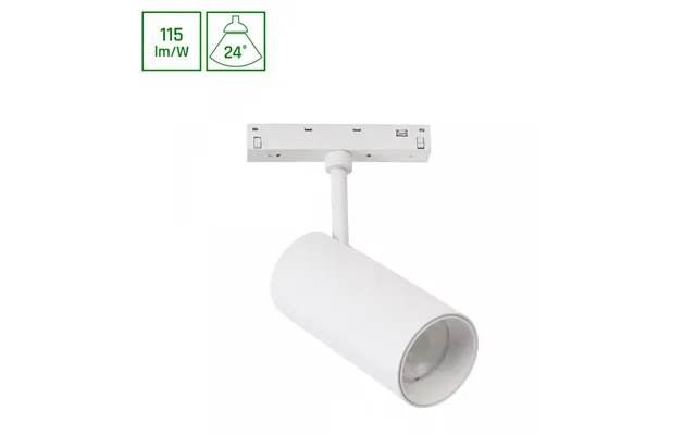 20w Shift Basic Skinnespot Til 48v Skinnesystem - 48v, Nw, 65x140x210 Mm