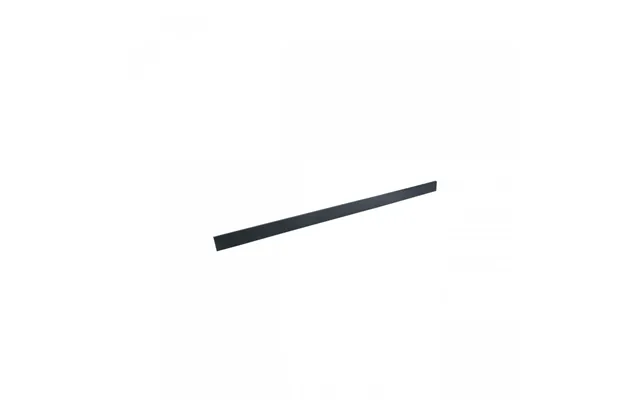 2m Shift Skinnecover, Sort - 2000x9x6.3 Mm, Til 48v Skinnesystem